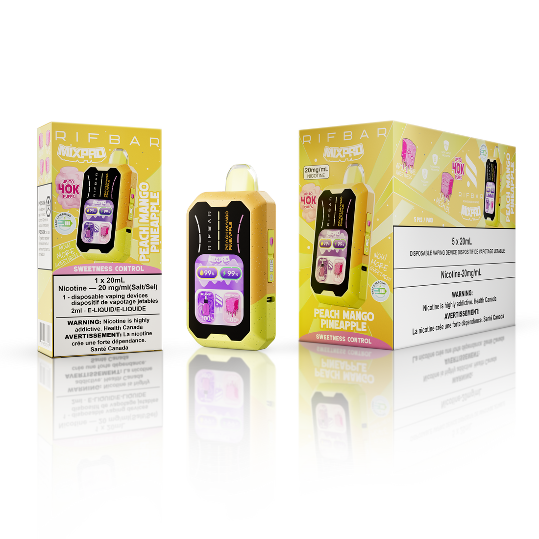 Rifbar Mixpro Peach Mango Pineapple